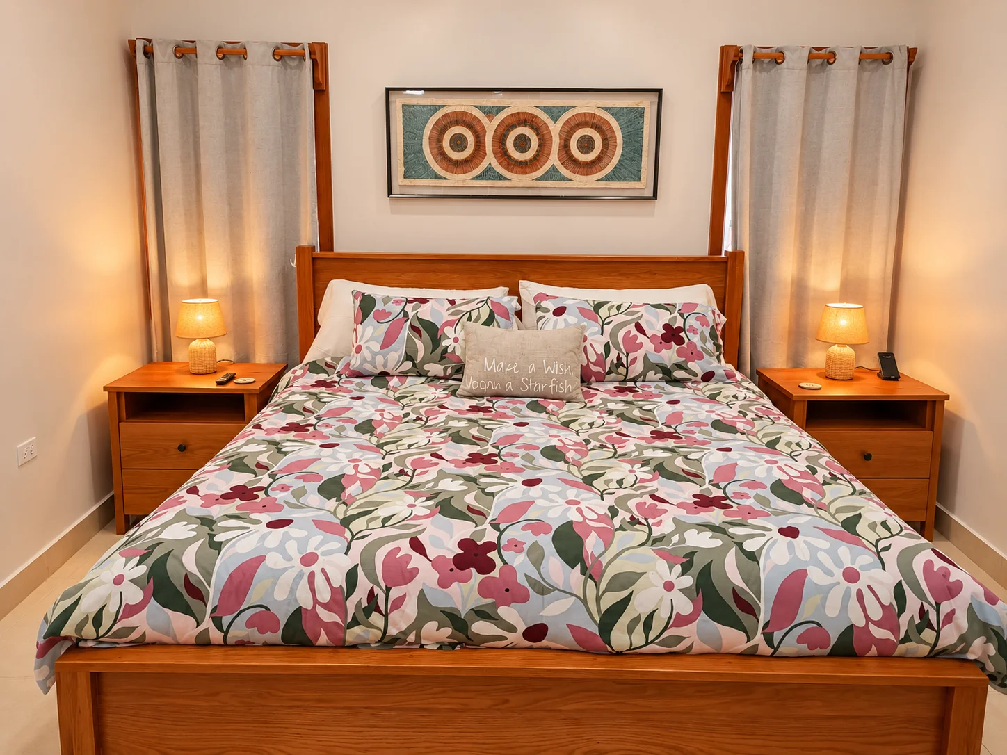 King-size master bedroom