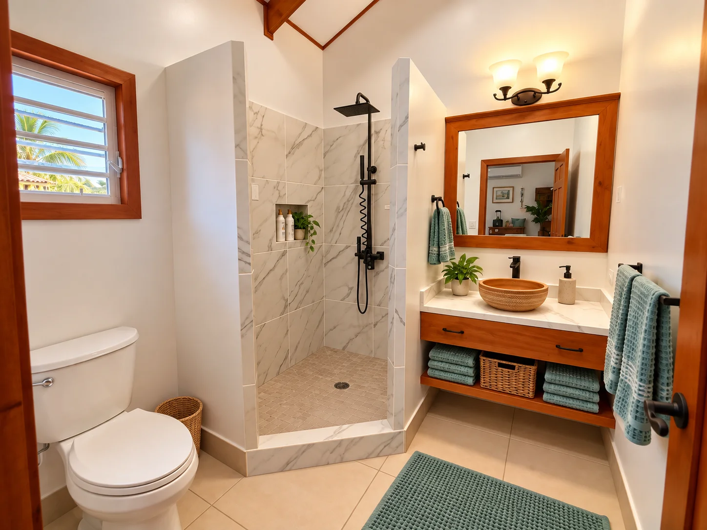 A second full bathroom for added comfort
